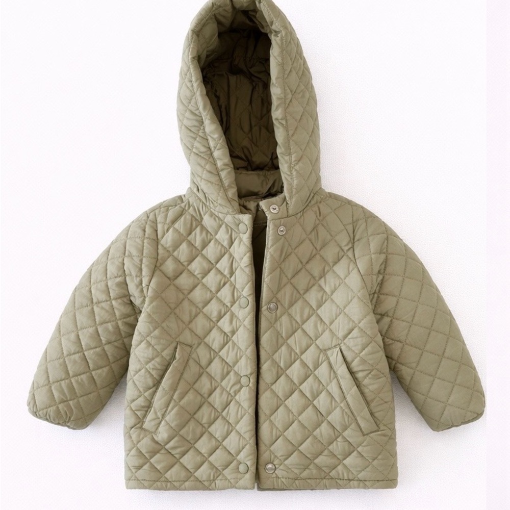 Zara hooded padded jacket